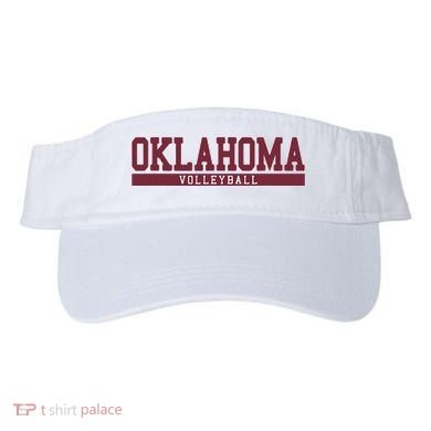 Oklahoma Volleyball Visor