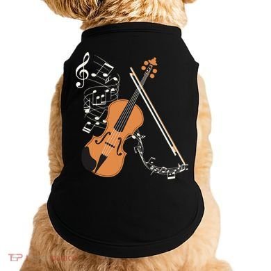 Orchestra Violin Player Gift Musical Instrument Violin Doggie Tank