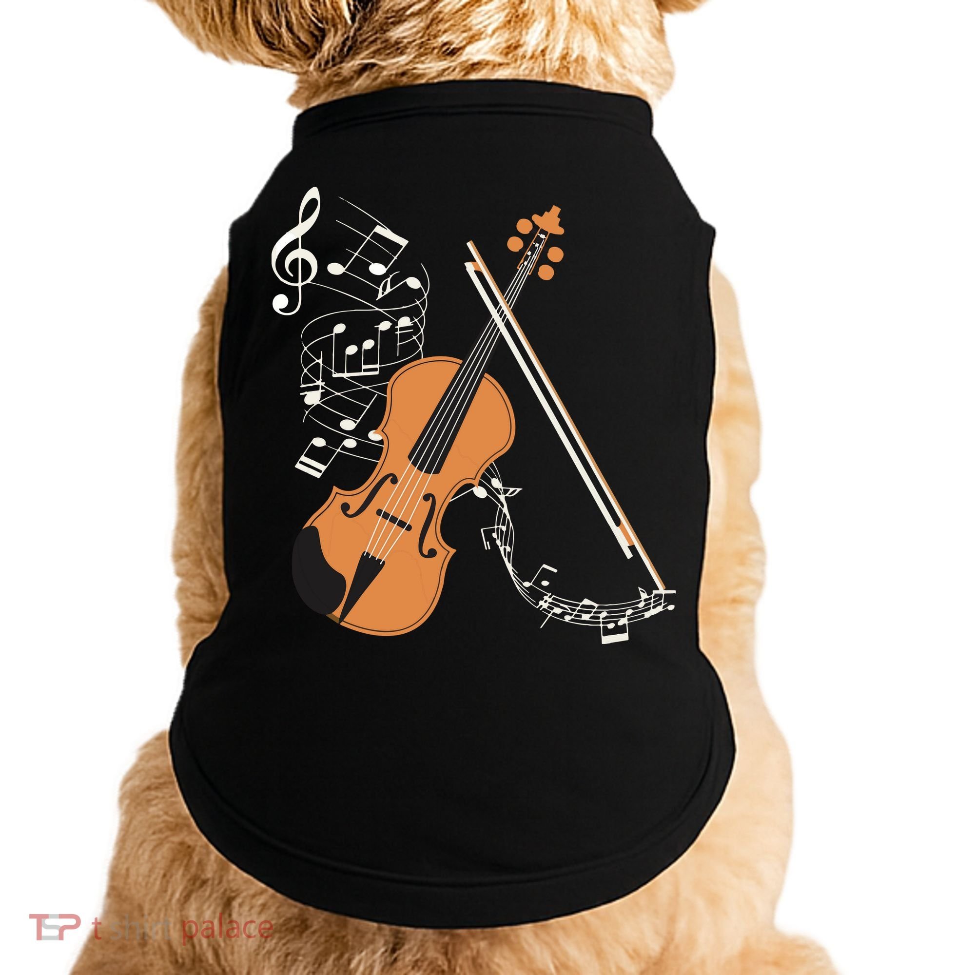 Orchestra Violin Player Gift Musical Instrument Violin Doggie Tank