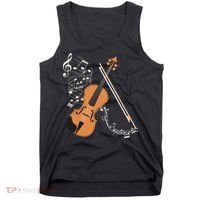 Orchestra Violin Player Gift Musical Instrument Violin Tank Top thumb 0