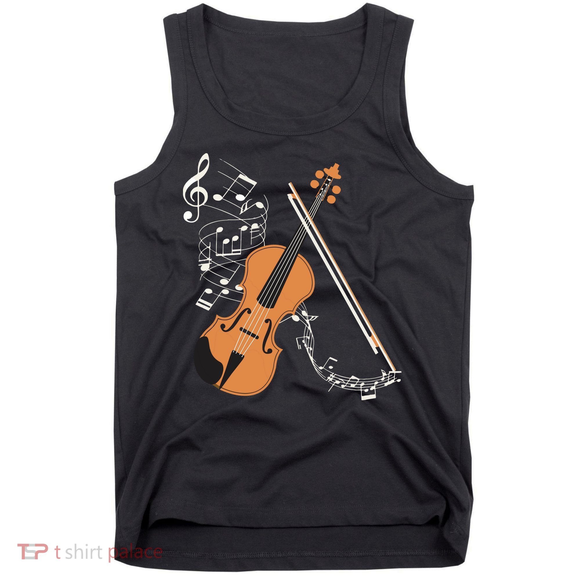 Orchestra Violin Player Gift Musical Instrument Violin Tank Top