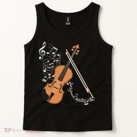 Orchestra Violin Player Gift Musical Instrument Violin Tank Top thumb 2