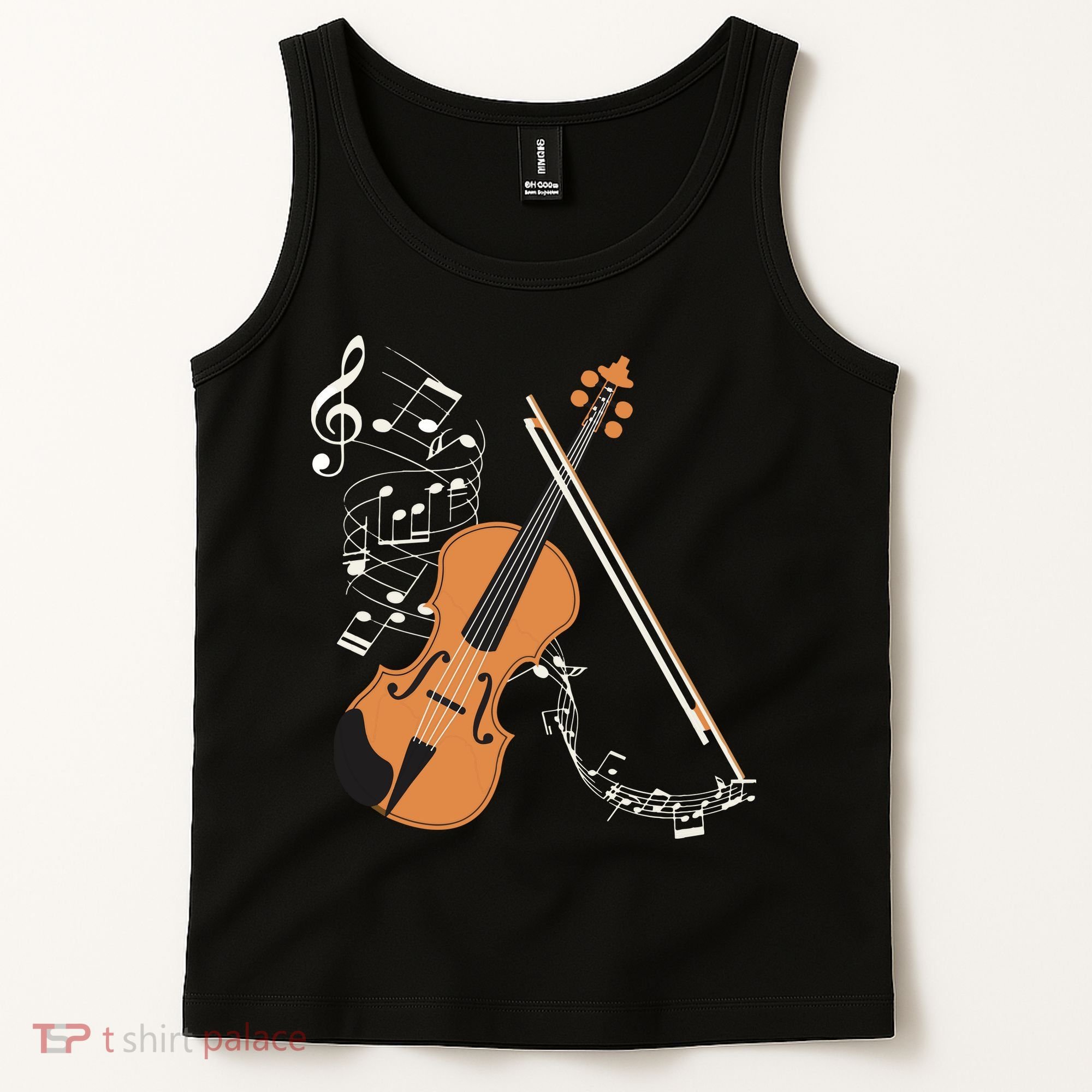 Orchestra Violin Player Gift Musical Instrument Violin Tank Top