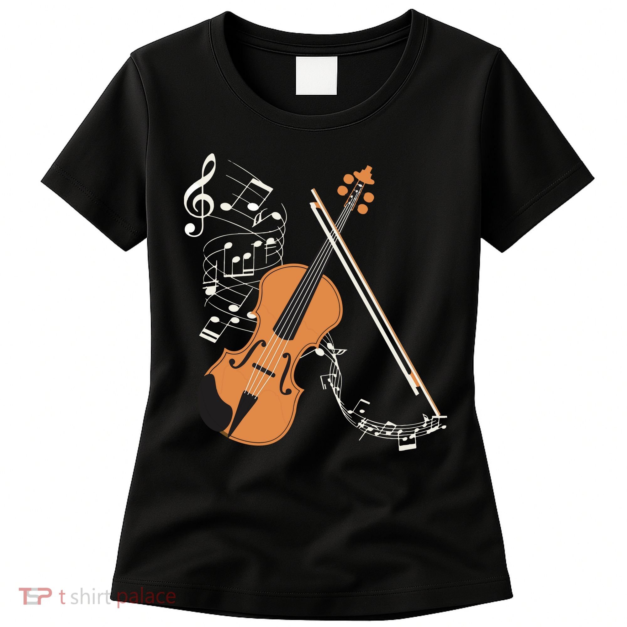 Orchestra Violin Player Gift Musical Instrument Violin Women's T-Shirt