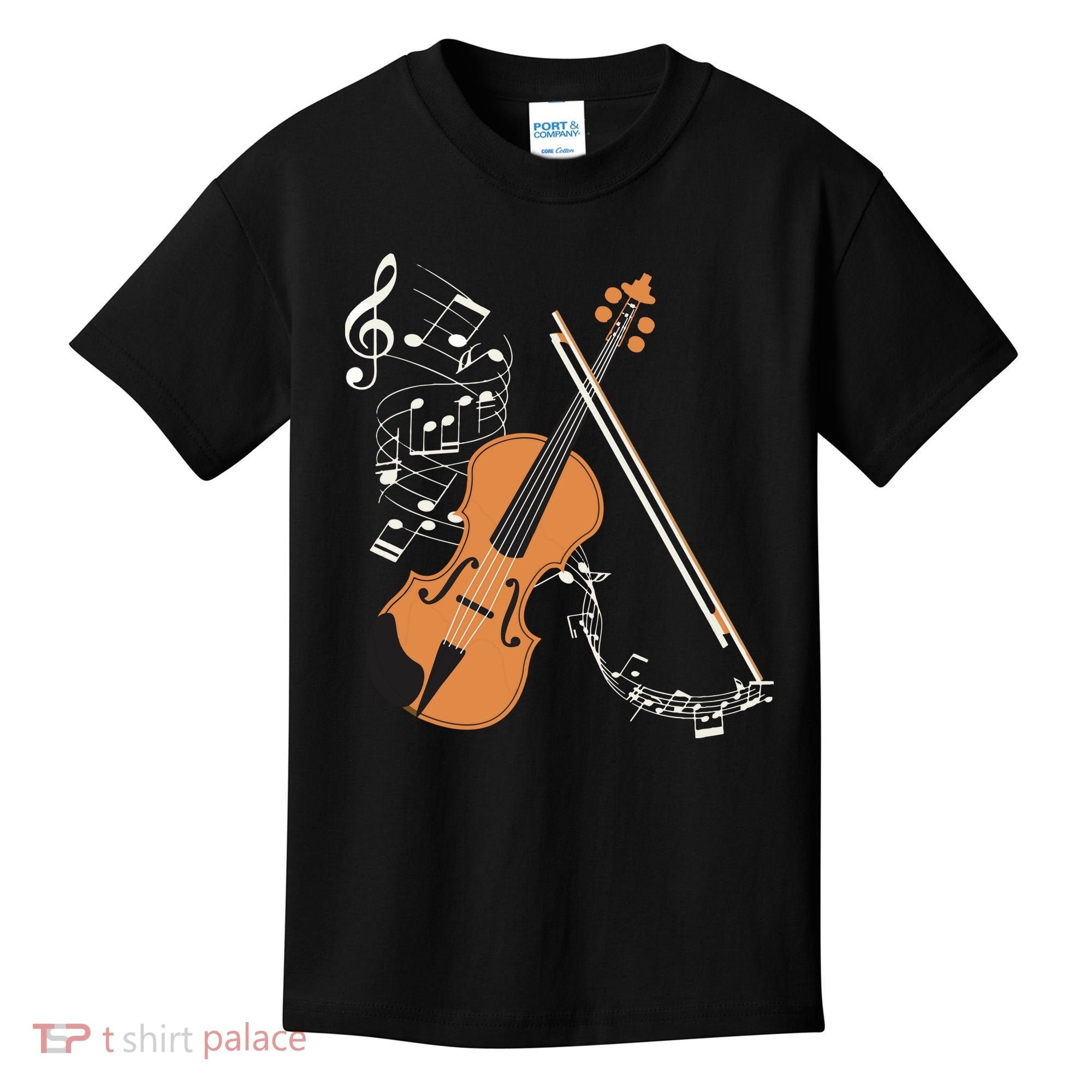 Orchestra Violin Player Gift Musical Instrument Violin Kids T-Shirt