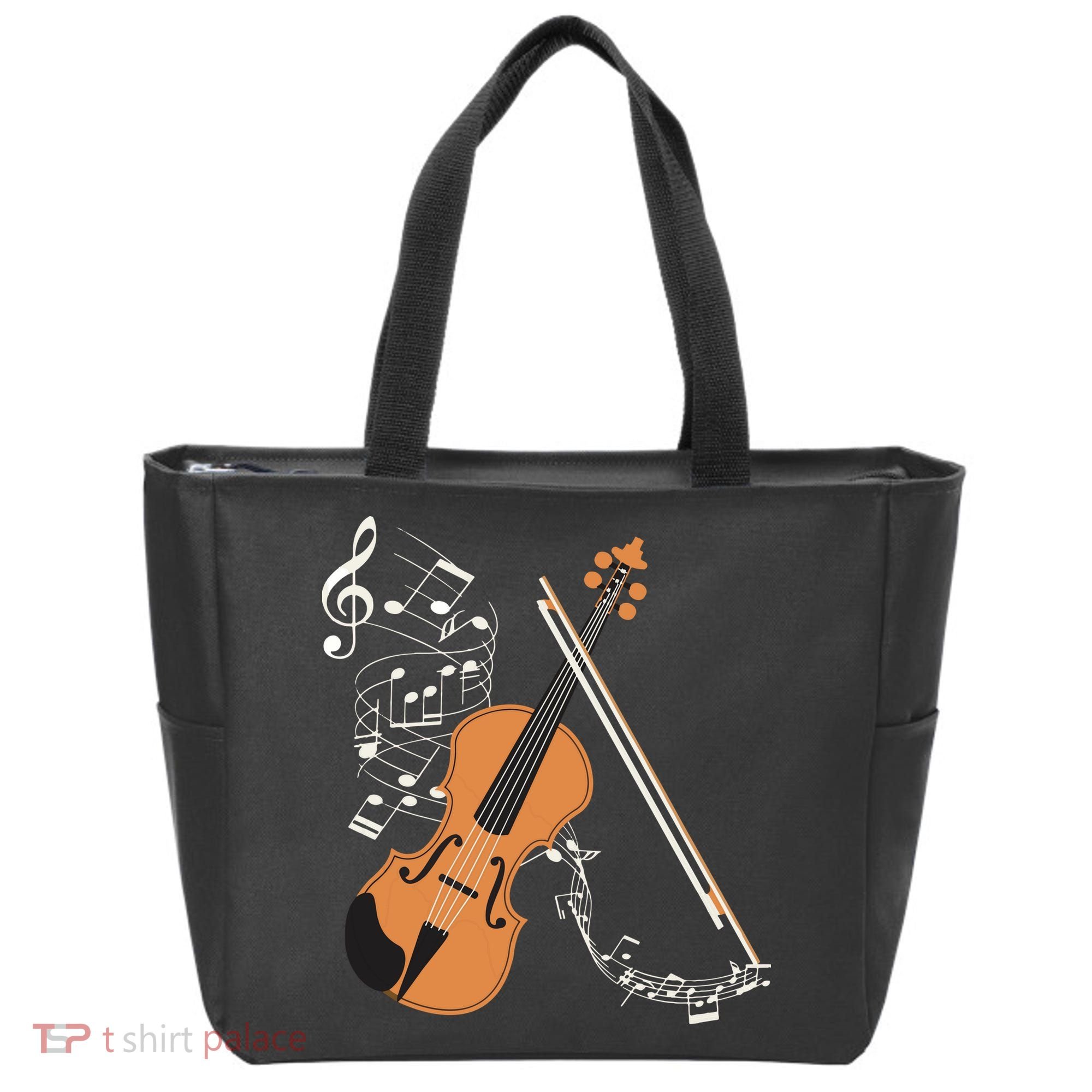 Orchestra Violin Player Gift Musical Instrument Violin Tote Bag