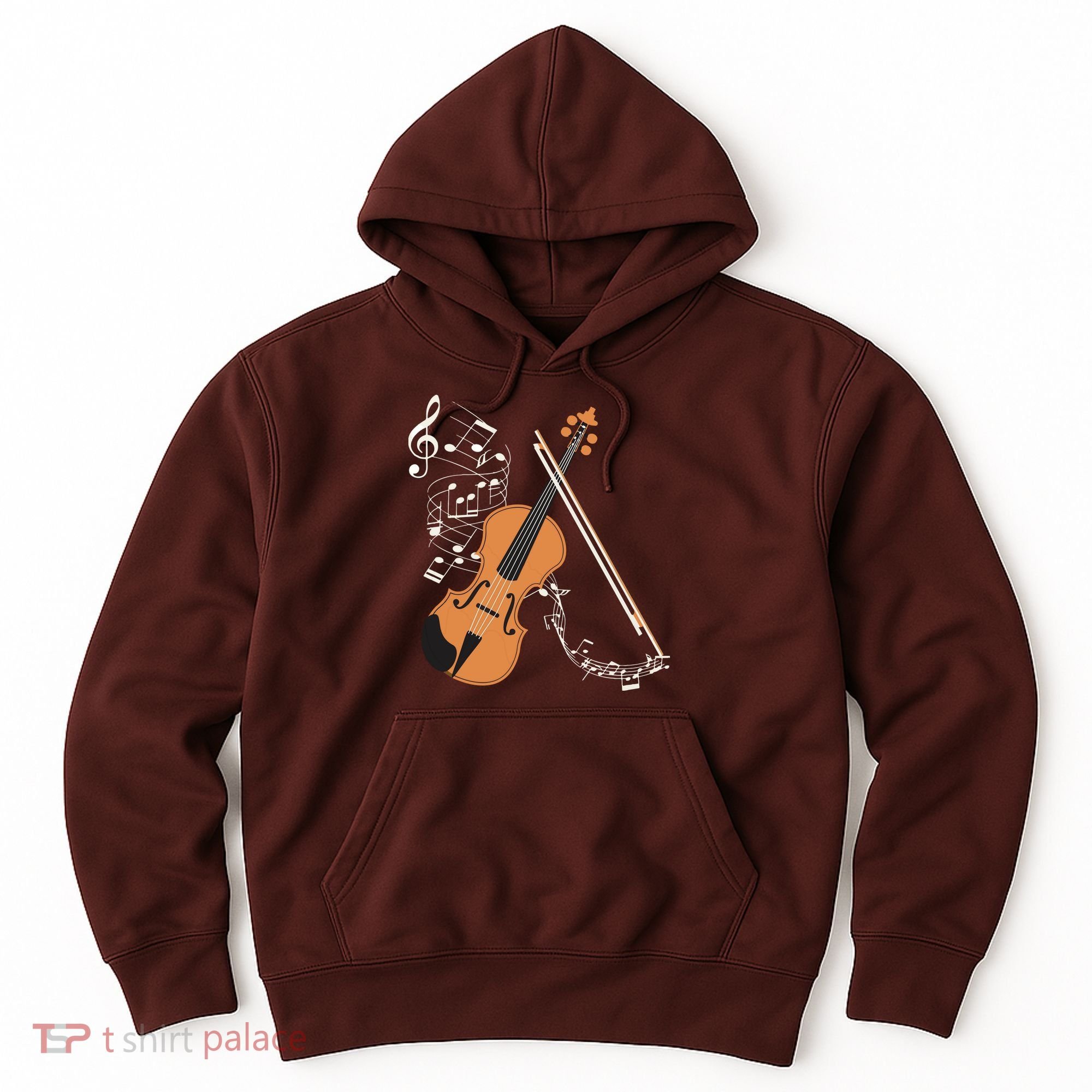 Orchestra Violin Player Gift Musical Instrument Violin Hoodie