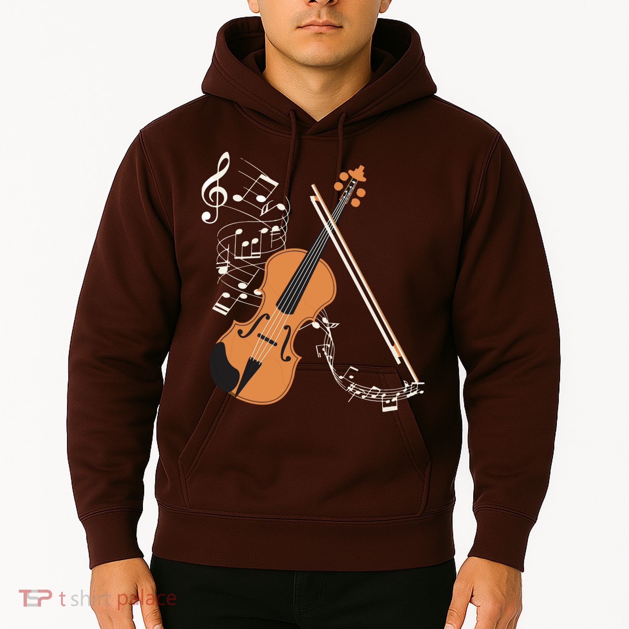 Orchestra Violin Player Gift Musical Instrument Violin Hoodie