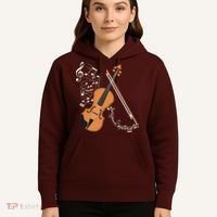 Orchestra Violin Player Gift Musical Instrument Violin Hoodie thumb 5