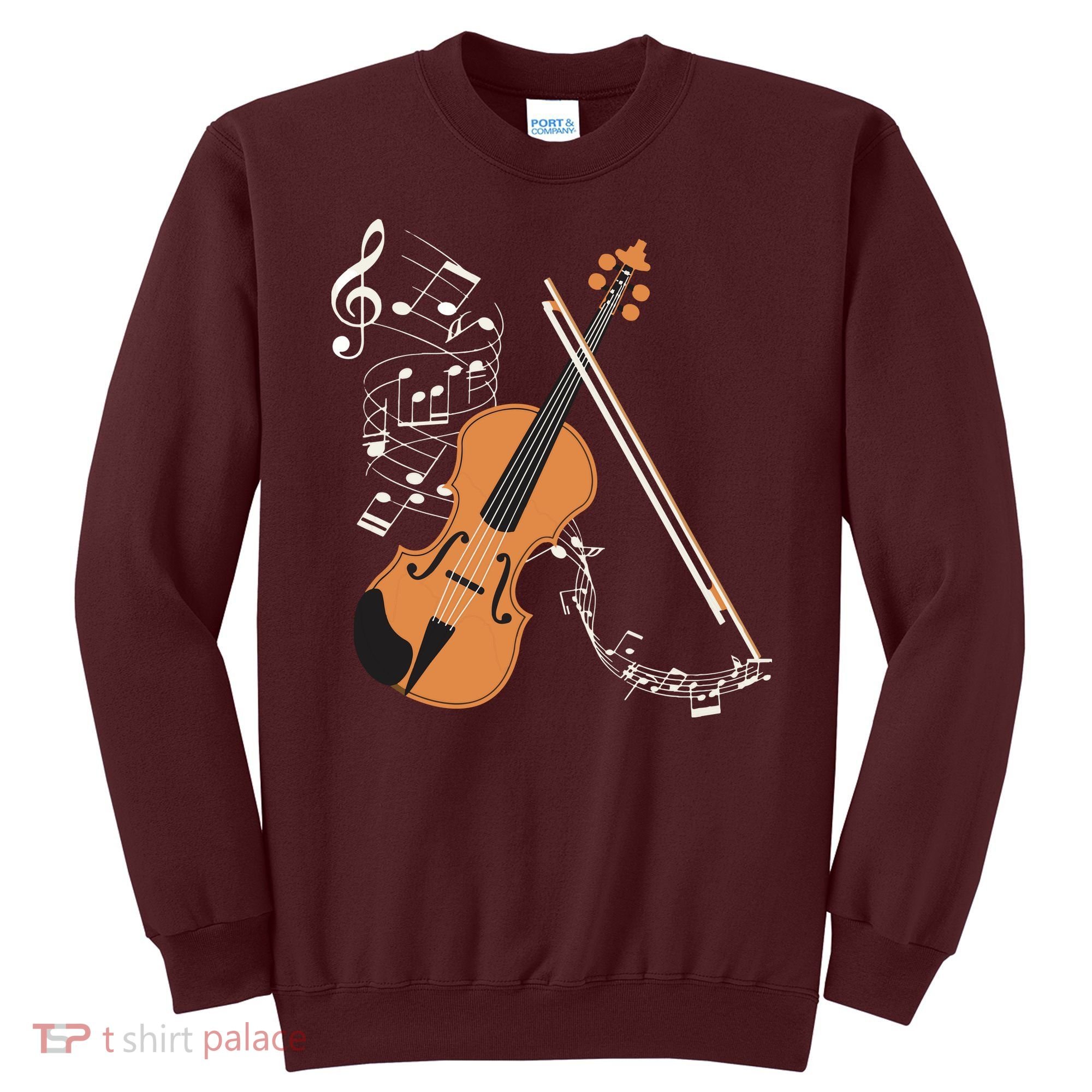 Orchestra Violin Player Gift Musical Instrument Violin Sweatshirt