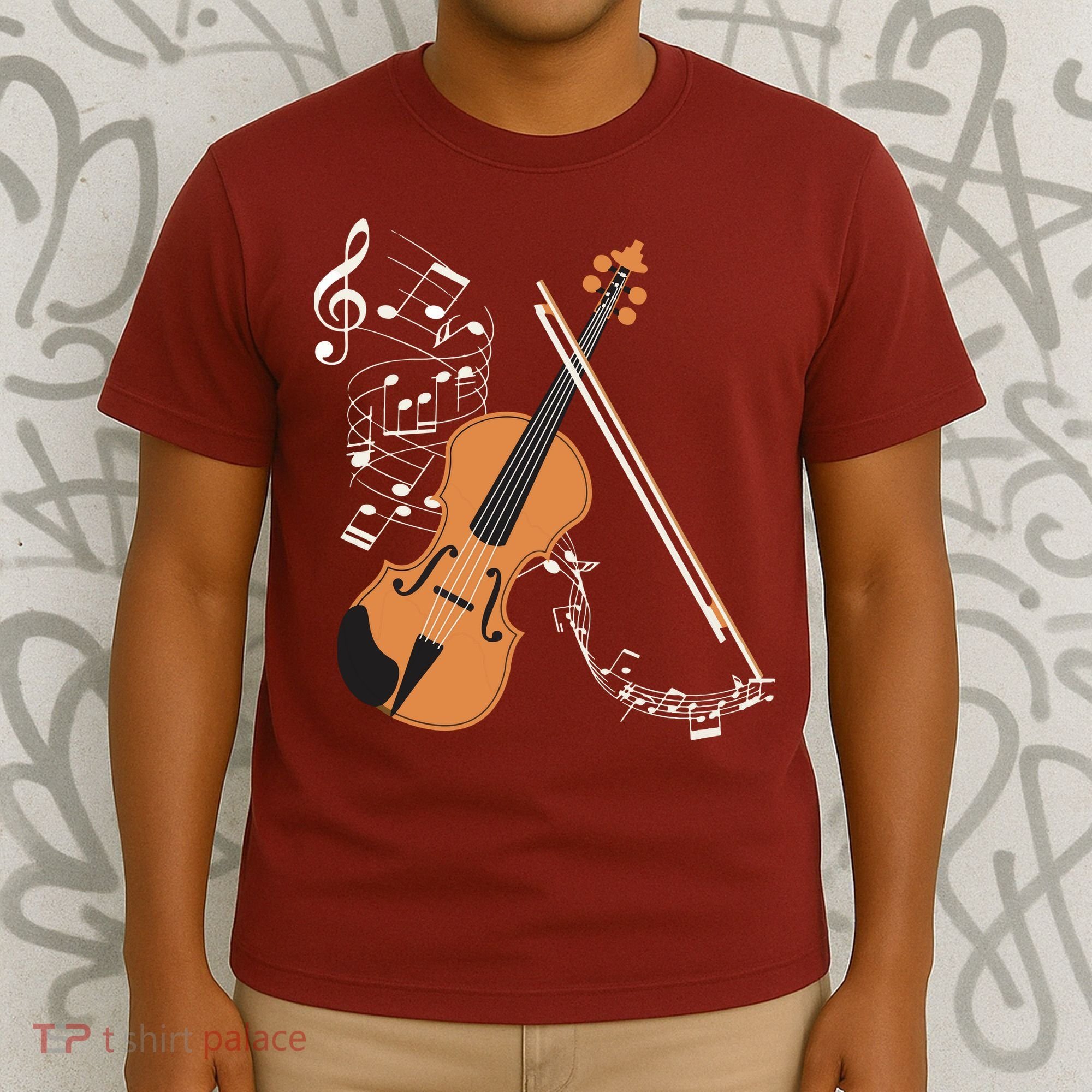 Orchestra Violin Player Gift Musical Instrument Violin T-Shirt