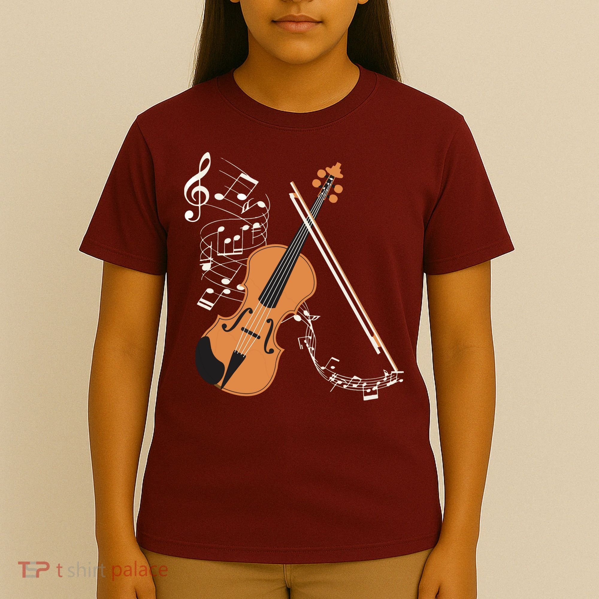 Orchestra Violin Player Gift Musical Instrument Violin T-Shirt