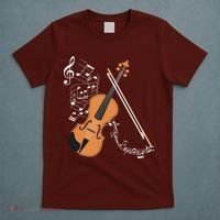 Orchestra Violin Player Gift Musical Instrument Violin T-Shirt thumb 5