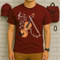 Orchestra Violin Player Gift Musical Instrument Violin T-Shirt thumb 6