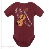 Orchestra Violin Player Gift Musical Instrument Violin Baby Bodysuit thumb 0