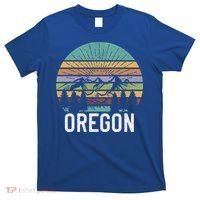 Oregon Vintage Retro Mountain 70's 80's Camping Ski Gift T-Shirt thumb 0