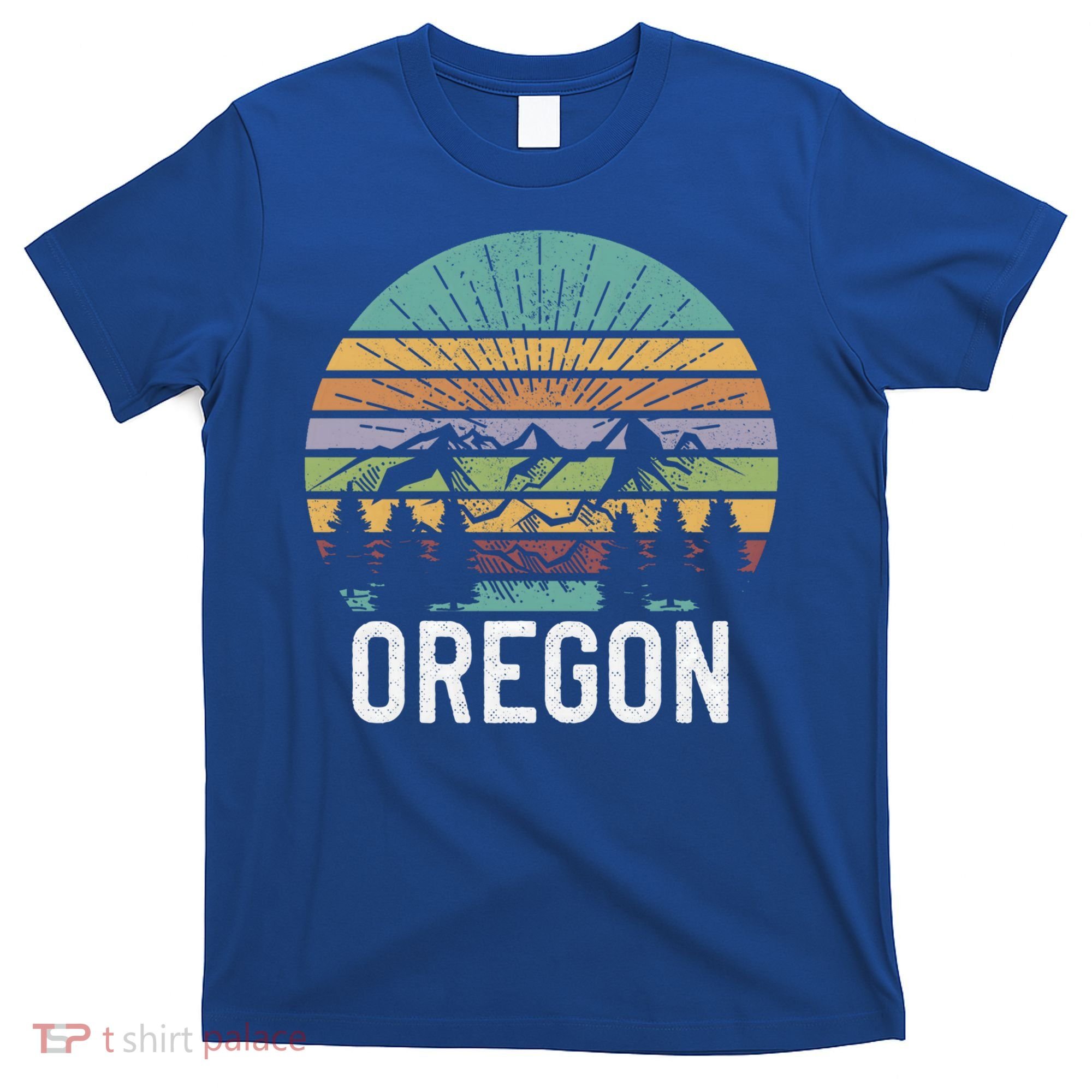 Oregon Vintage Retro Mountain 70's 80's Camping Ski Gift T-Shirt