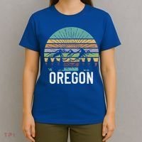 Oregon Vintage Retro Mountain 70's 80's Camping Ski Gift T-Shirt thumb 4