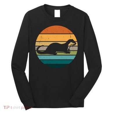 Otter Vintage Retro Logo Long Sleeve Shirt
