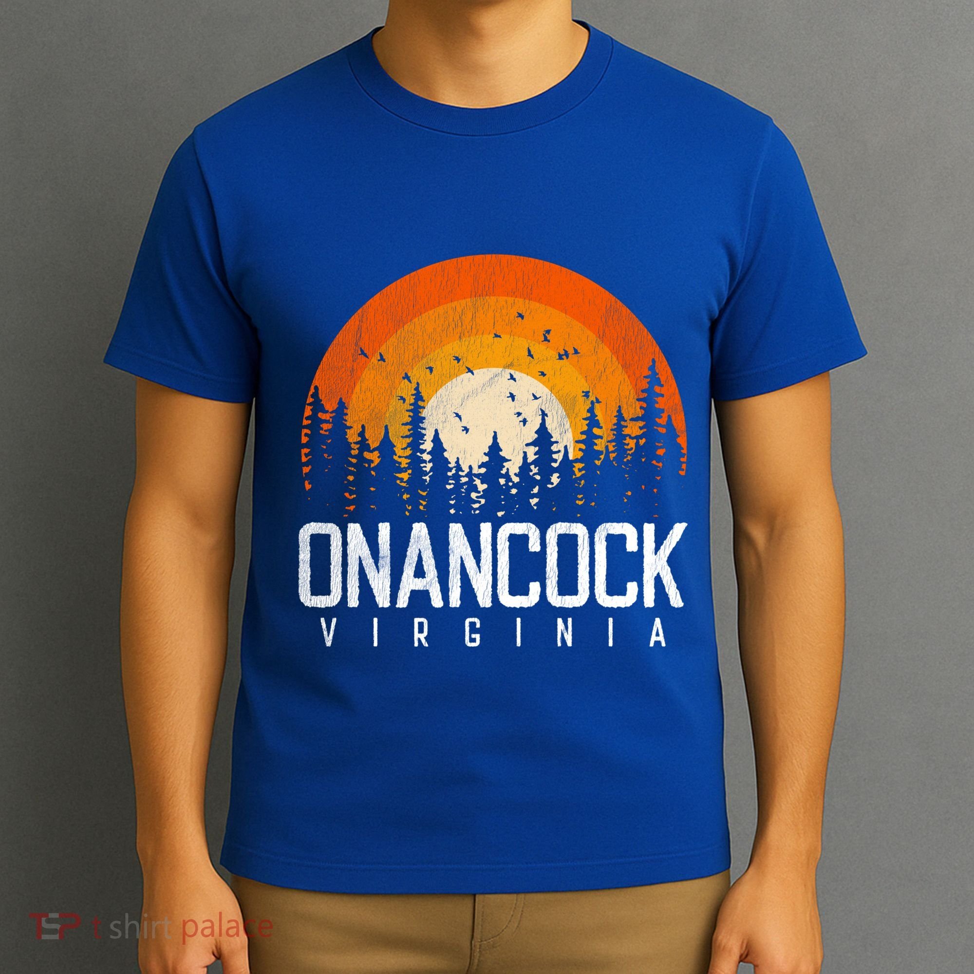 Onancock Virginia Va Gift Vintage 70s 80s 90s Retro Gift Cute Gift T-Shirt