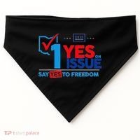 Ohio Vote YES in November on Issue 1 USA-Made Doggie Bandana thumb 0