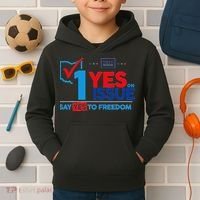 Ohio Vote YES in November on Issue 1 Kids Hoodie thumb 2