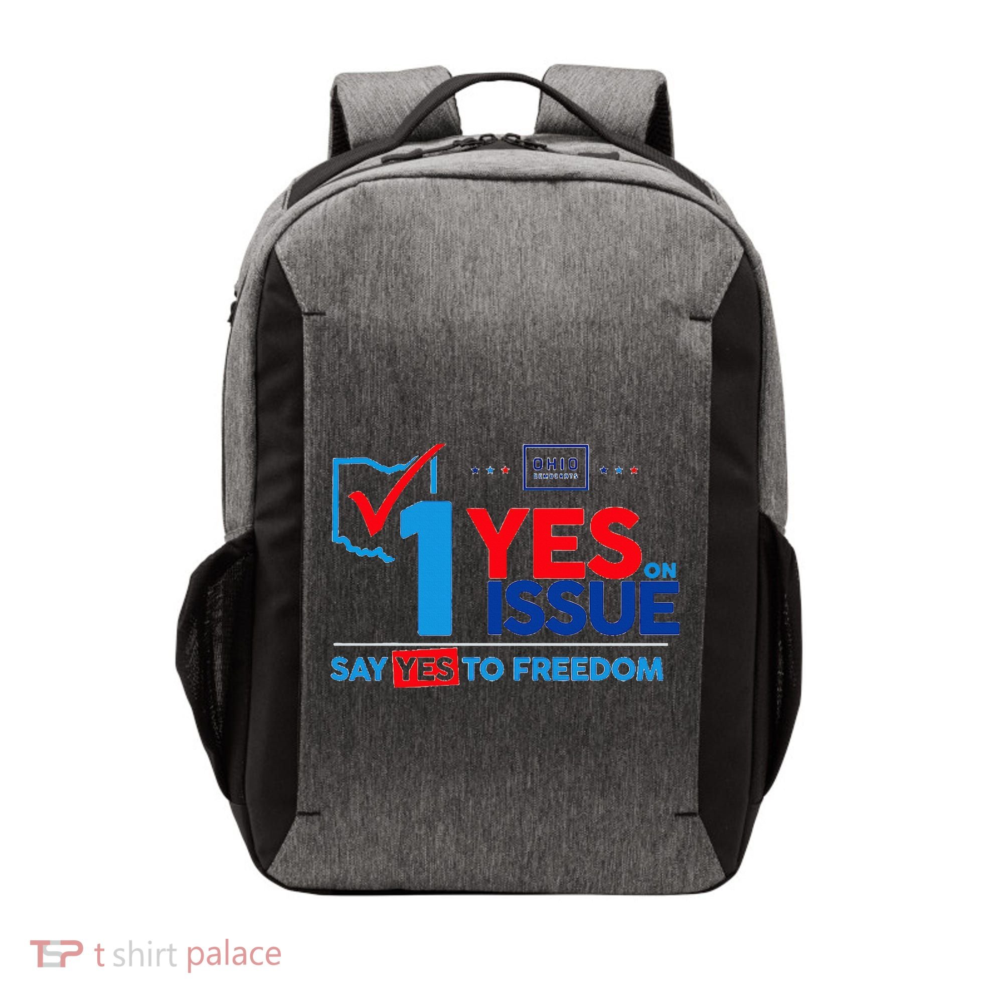 Ohio Vote YES in November on Issue 1 Vector Backpack