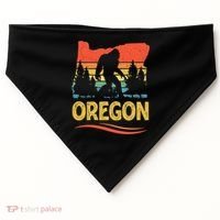 Oregon with a Bigfoot USA-Made Doggie Bandana thumb 0