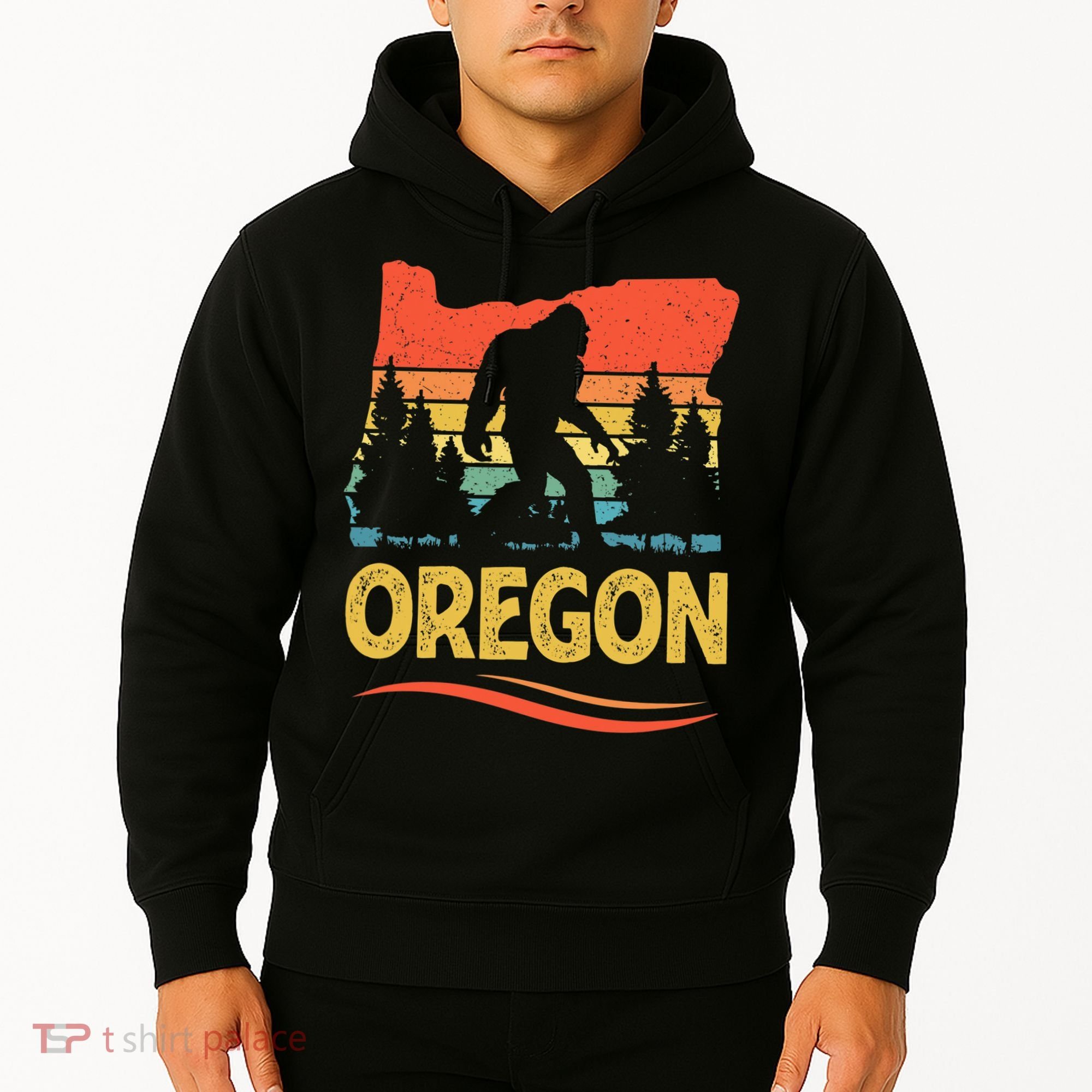 Oregon with a Bigfoot Hoodie