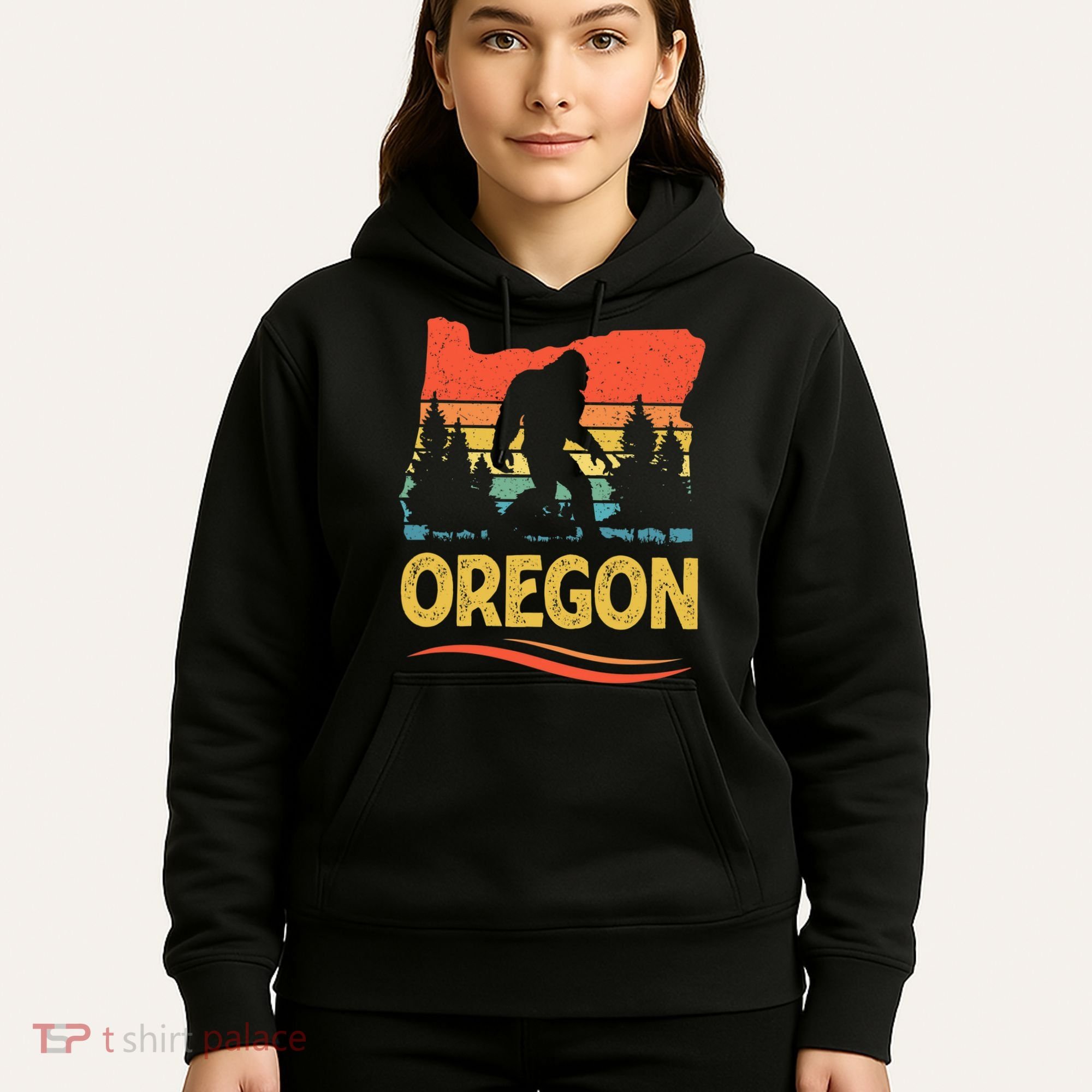 Oregon with a Bigfoot Hoodie