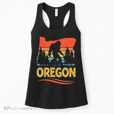 Oregon with a Bigfoot Women's Tank Top