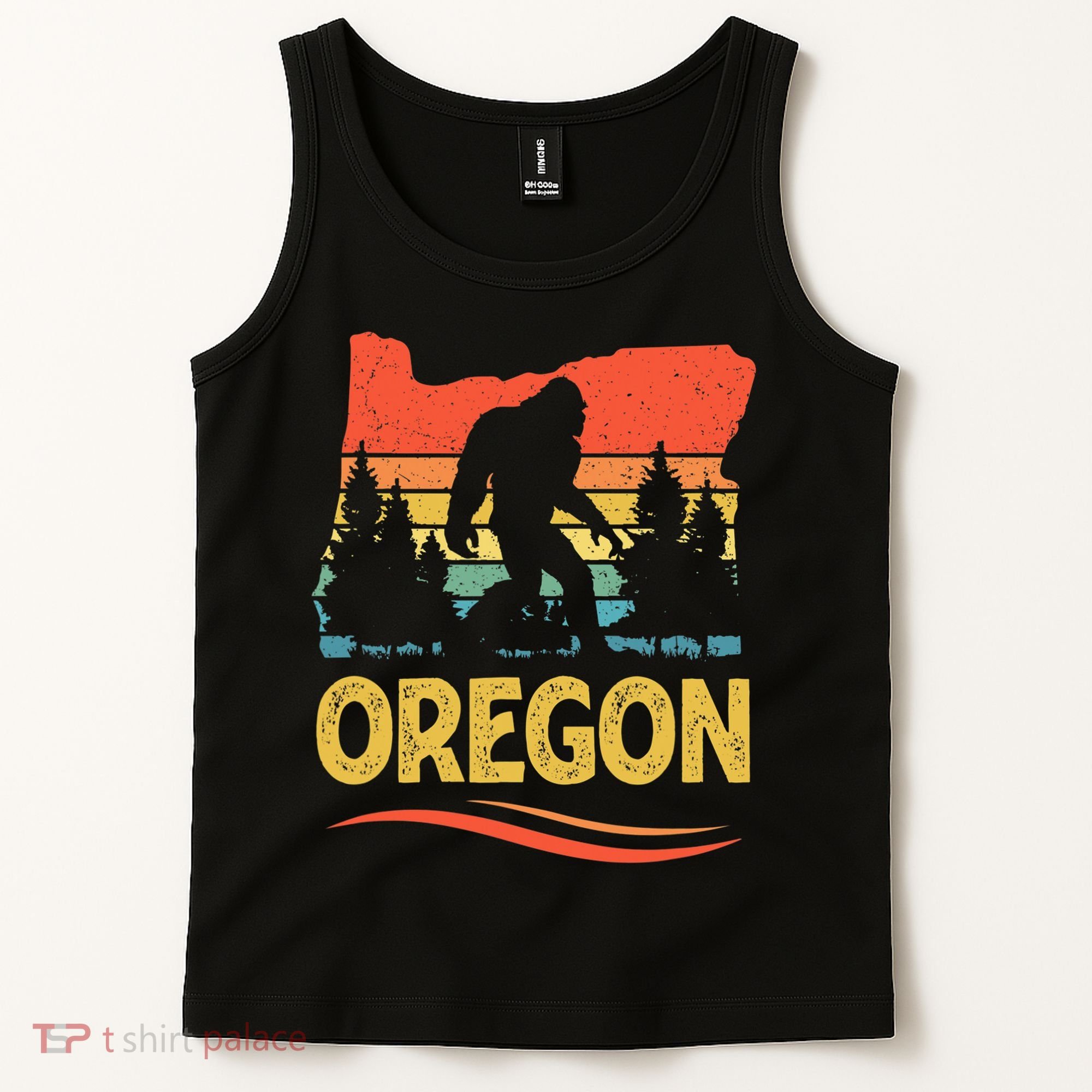 Oregon with a Bigfoot Tank Top