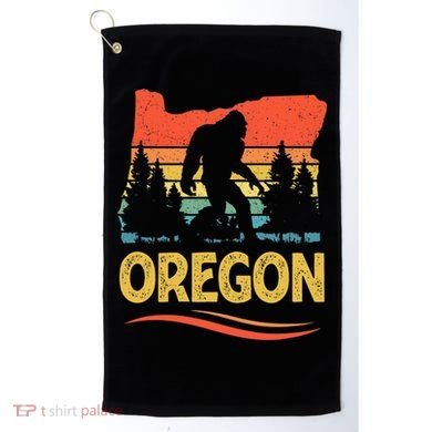 Oregon with a Bigfoot Golf Towel