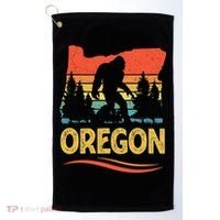Oregon with a Bigfoot Golf Towel thumb 0