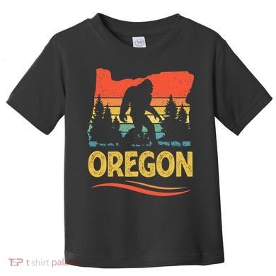 Oregon with a Bigfoot Toddler T-Shirt