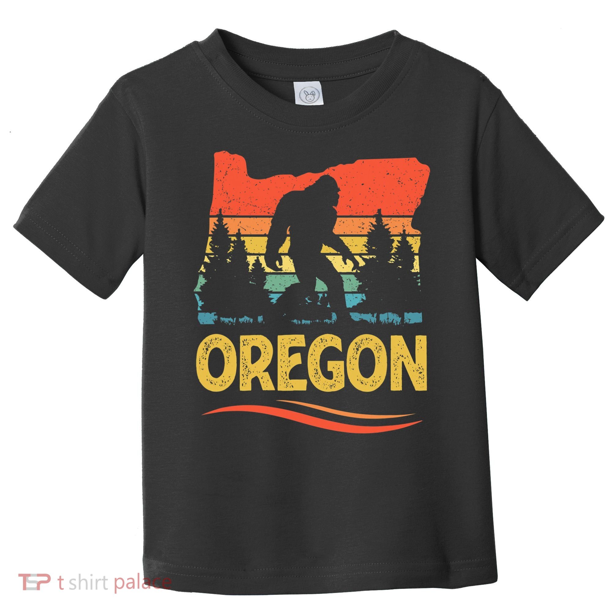 Oregon with a Bigfoot Toddler T-Shirt