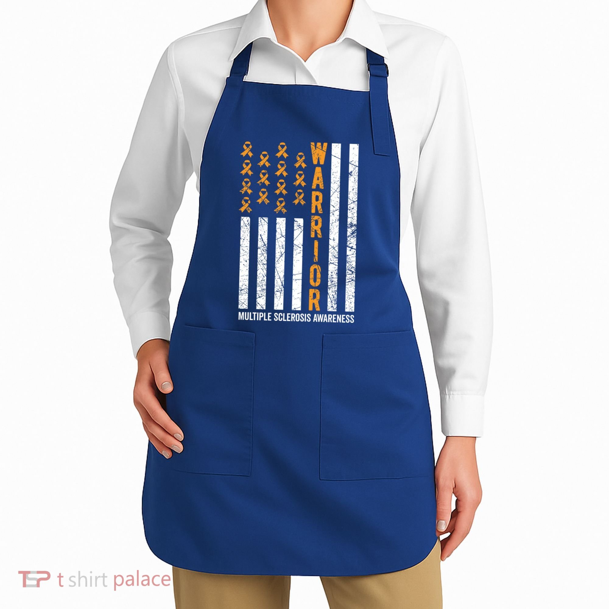 Orange Warrior And Multiple Sclerosis Awareness Gift Apron