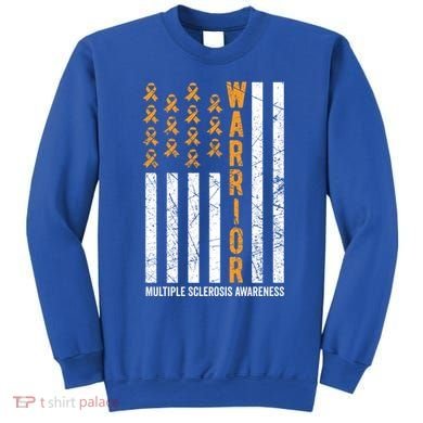 Orange Warrior And Multiple Sclerosis Awareness Gift Sweatshirt