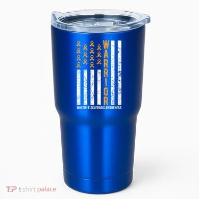 Orange Warrior And Multiple Sclerosis Awareness Gift Tumbler