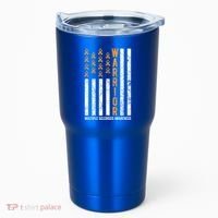 Orange Warrior And Multiple Sclerosis Awareness Gift Tumbler thumb 0