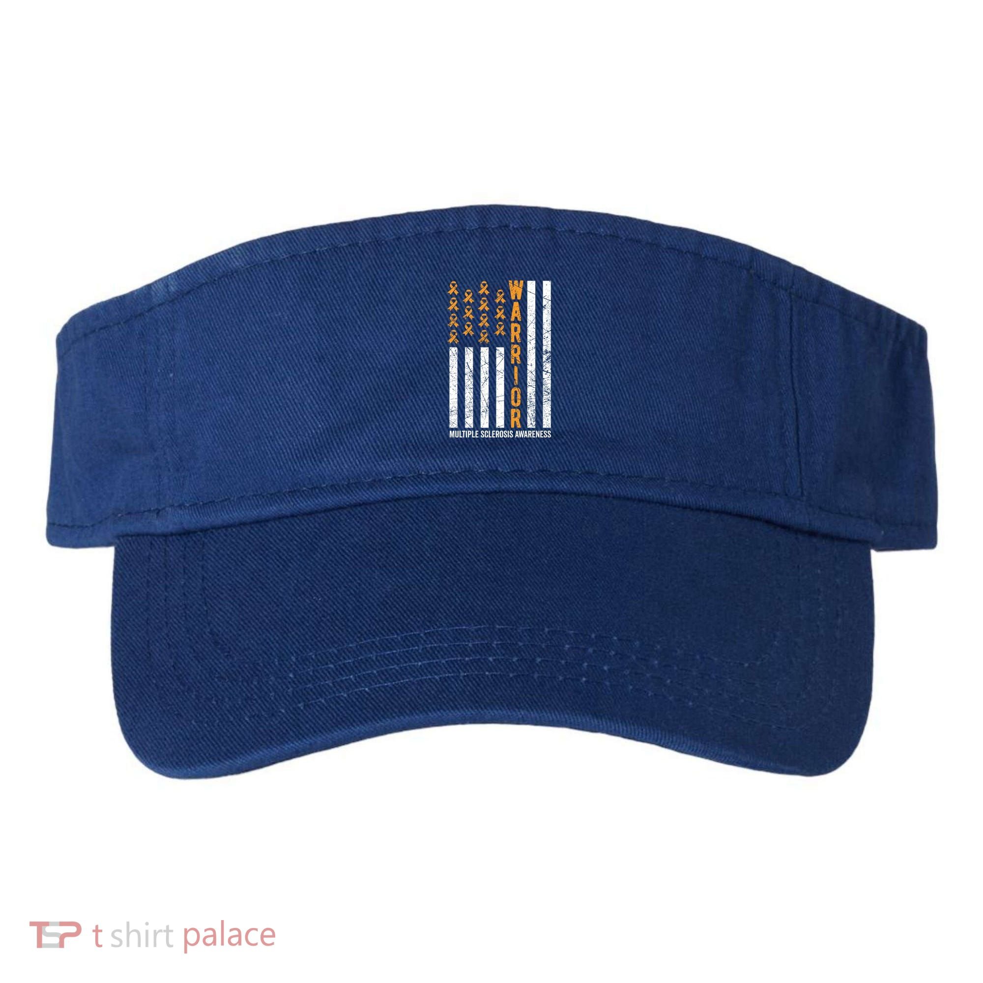 Orange Warrior And Multiple Sclerosis Awareness Gift Visor