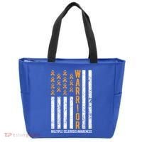 Orange Warrior And Multiple Sclerosis Awareness Gift Tote Bag thumb 0