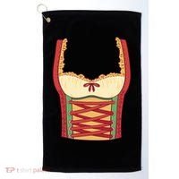Oktoberfest Woman Costume Golf Towel thumb 0