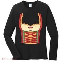 Oktoberfest Woman Costume Women's Long Sleeve Shirt thumb 0