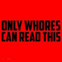 Only Whores Can Read This Funny Santa Hat thumb 1