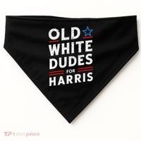 Old White Dudes For Harris Kamala 2024 USA-Made Doggie Bandana thumb 0