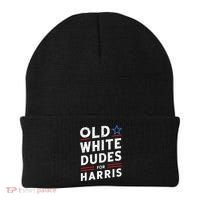 Old White Dudes For Harris Kamala 2024 Beanie thumb 0