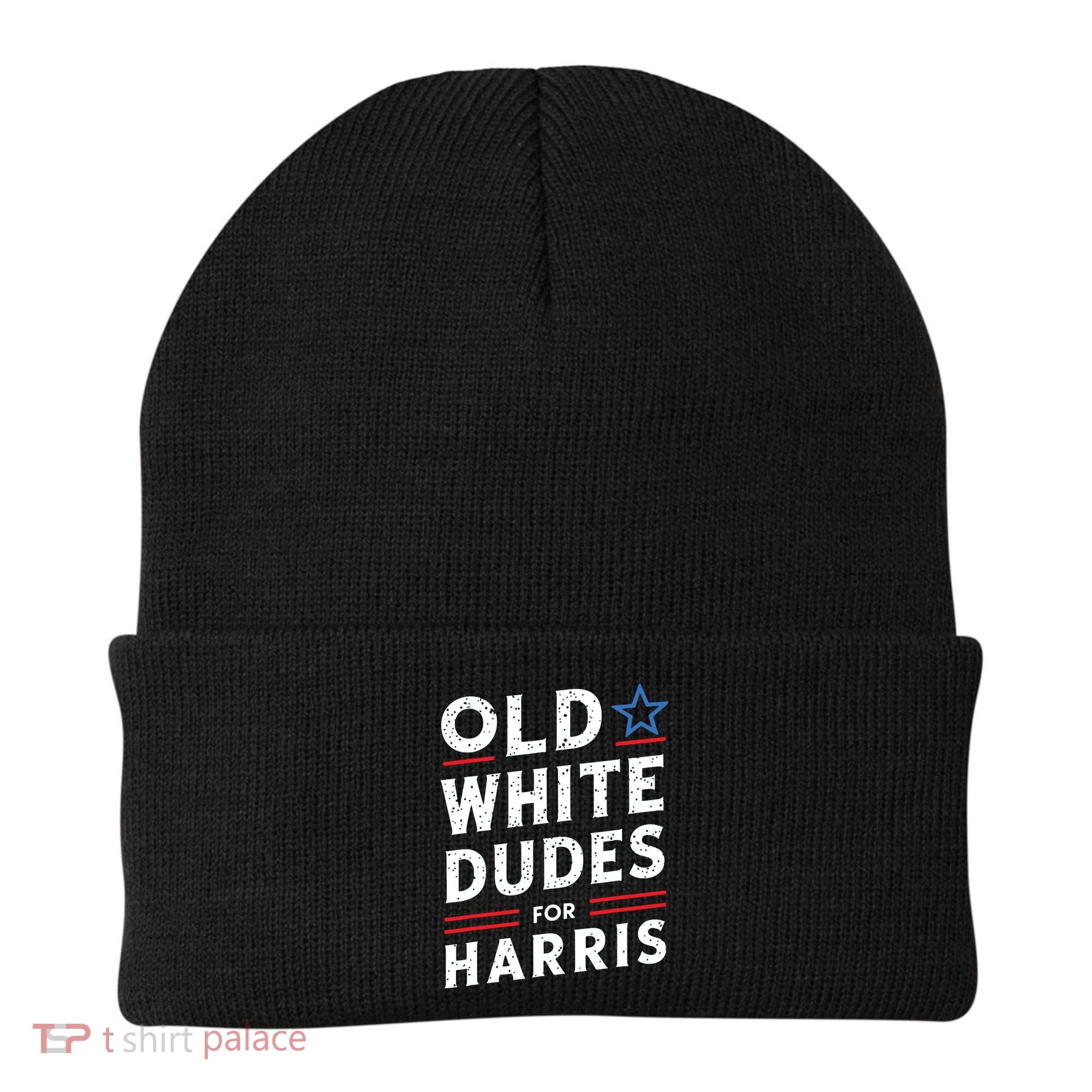 Old White Dudes For Harris Kamala 2024 Beanie