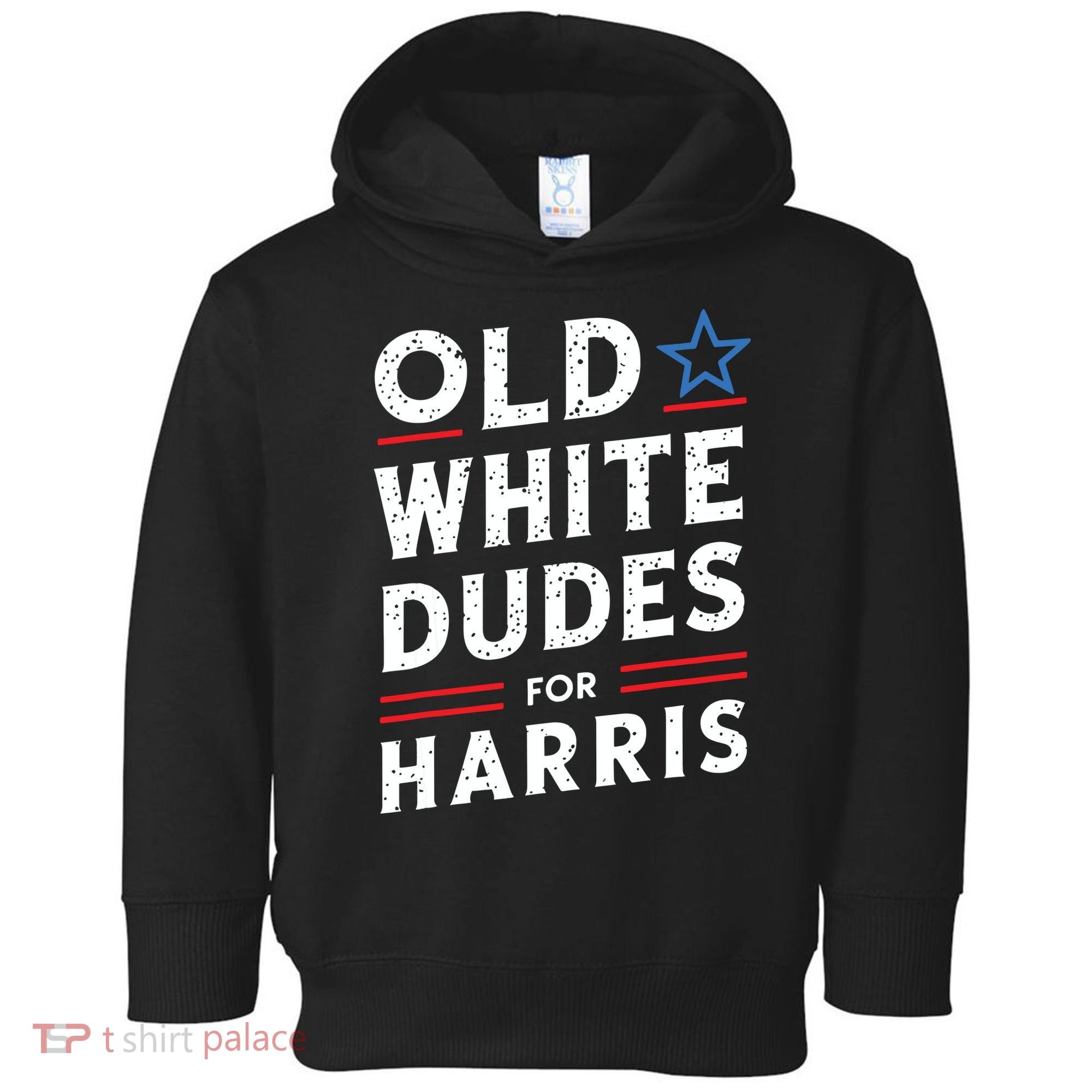 Old White Dudes For Harris Kamala 2024 Toddler Hoodie