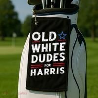 Old White Dudes For Harris Kamala 2024 Golf Towel thumb 2